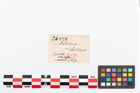 Etikett zu Schleifstein (NHMW-PRAE-026409)